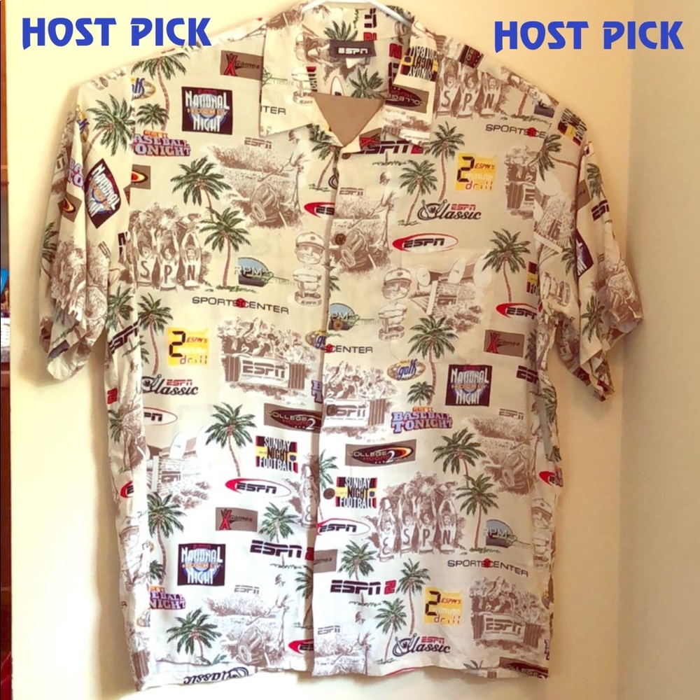 HOST PICK 🌴🌺ESPN Vintage Hawaiian 🌺 Shirt XXL